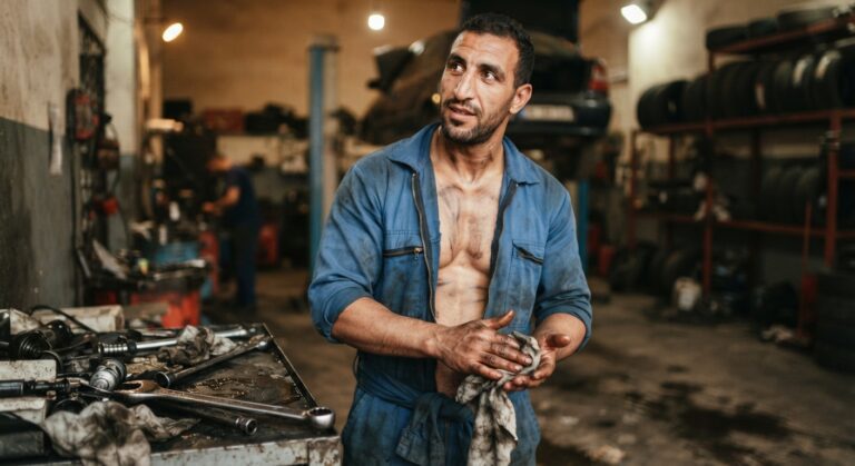 Mécanicien gay : les mains sales qui font craquer